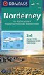 KOMPASS Wanderkarte Norderney im Nationalpark Niedersächsisches Wattenmeer 1:17 500