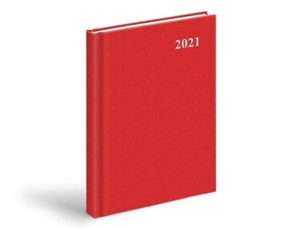 Diář 2021 D801 PVC Red