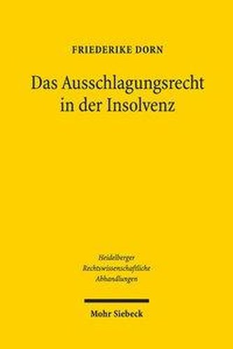 Das Ausschlagungsrecht in der Insolvenz