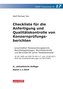 Checkliste 17 für die Anfertigung und Qualitätskontrolle von Konzernprüfungsberichten