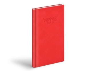 Diář 2021 T806 PU red 90x170 mm