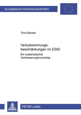 Verlustverrechnungsbeschränkungen im EStG