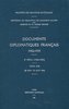 Documents diplomatiques français