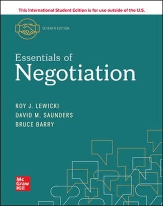 Essentials Of Negotiation