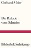 Die Ballade vom Schneien