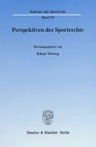 Perspektiven des Sportrechts