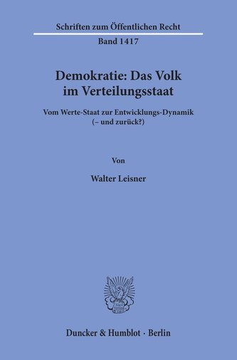 Demokratie: Das Volk im Verteilungsstaat