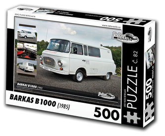 Retro auta Puzzle č. 82 - BARKAS B1000 (1985) - 500 dílků