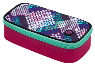 Bagmaster Školní penál CASE THEORY 20 A PINK/TURQUOISE/WHITE