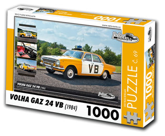 Retro auta Puzzle č. 69 - VOLHA GAZ 24 VB (1984) - 1000 dílků