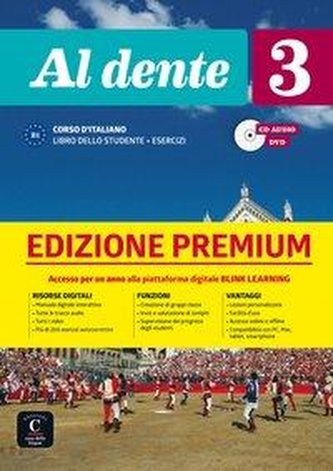 Al dente 3 (B1). Libro dello studente+ esercizi + CD + DVD + Premium