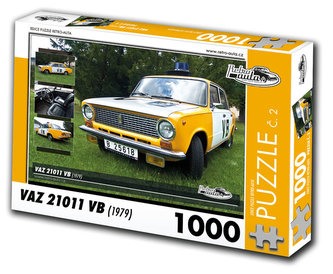 Retro auta Puzzle č. 2 - VAZ 21011 VB (1979) - 1000 dílků