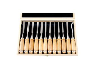 Dláta rezbárska EXTOL PREMIUM 8812405 12ks