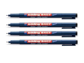 Fix popisovač káblov Edding 8407 sada 4ks