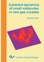 Coherent dynamics of small molecules in rare gas crystals