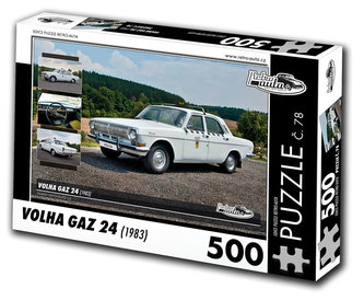 Retro auta Puzzle č. 78 - VOLHA GAZ 24 (1983) - 500 dílků