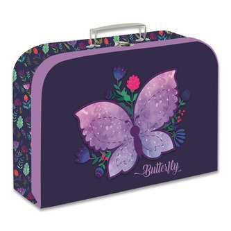 Kufřík lamino 34 cm Motýl