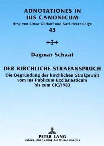 Der kirchliche Strafanspruch