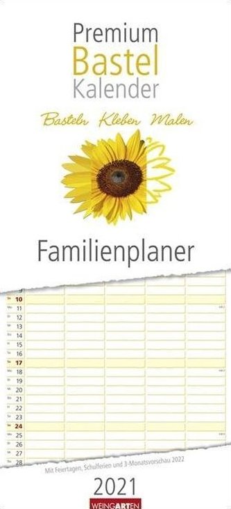 Bastelkalender Familienplaner - Kalender 2021