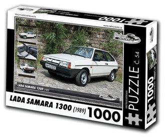 Retro auta Puzzle č. 54 - LADA SAMARA 1300 (1989) - 1000 dílků