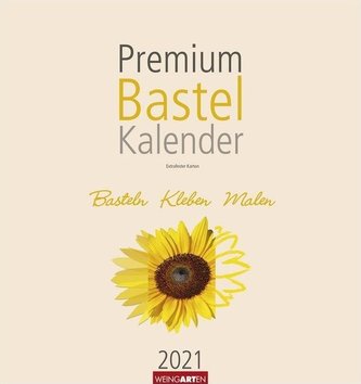 Premium Bastelkalender 2021 Champagner 34 x 32 cm