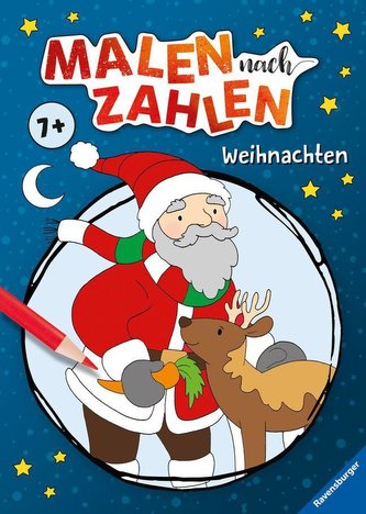 Malen nach Zahlen ab 5 Jahren: Weihnachten