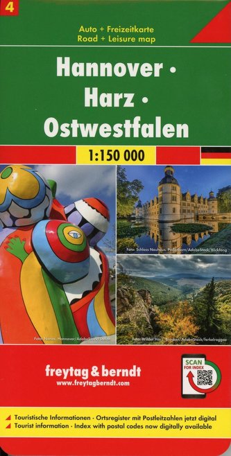Hannover - Harz - Ostwestfalen, Autokarte 1:150.000, Blatt 4