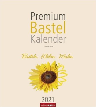 Premium Bastelkalender Champagner 2021 24 x 21,5 cm