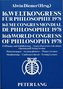 16. Weltkongress für Philosophie 1978- 16ème Congrès mondial de philosophie 1978- 16th World Congress of Philosophy 1978