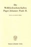 Die Weltfriedensbotschaften Papst Johannes Pauls II