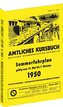 Kursbuch der Deutschen Reichsbahn - Sommerfahrplan 1950