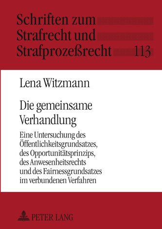 Die gemeinsame Verhandlung