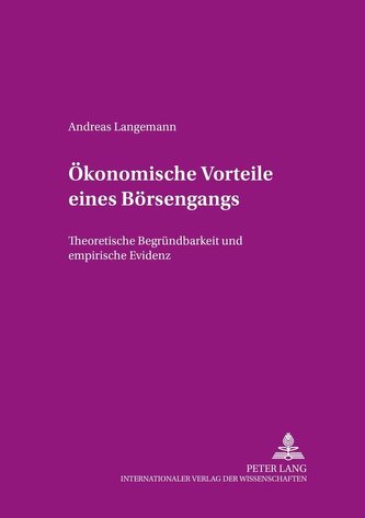 Ökonomische Vorteile eines Börsengangs