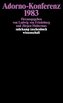 Adorno-Konferenz 1983