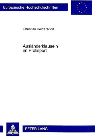 Ausländerklauseln im Profisport