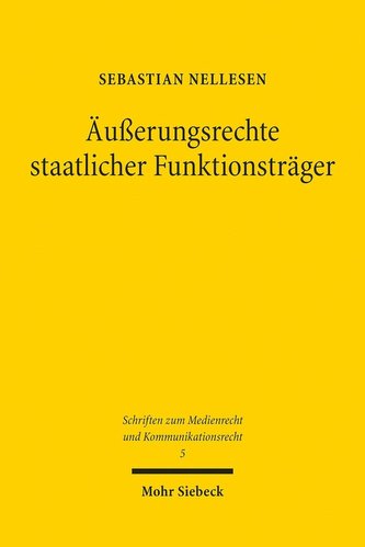 Äußerungsrechte staatlicher Funktionsträger