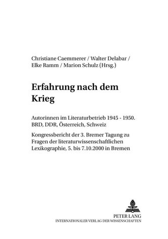 Erfahrung nach dem Krieg