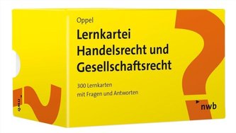 Lernkartei Handelsrecht und Gesellschaftsrecht
