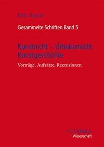 Kunstrecht - Urheberrecht - Kunstgeschichte