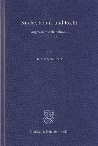 Kirche, Politik und Recht