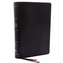 The KJV, Open Bible, Leathersoft, Black, Red Letter Edition, Comfort Print