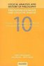 Logical Analysis and History of Philosophy / Philosophiegeschichte und logische Analyse / Focus: Philosophy of Mind /Schwerpunkt