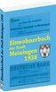 Einwohnerbuch der Stadt Meiningen 1938