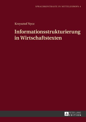 Informationsstrukturierung in Wirtschaftstexten