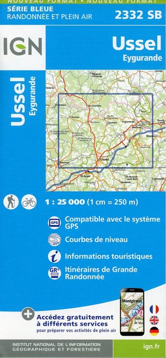 Ussel.Eygurande 1:25 000