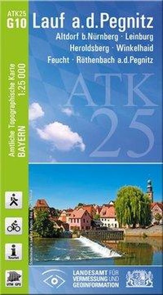 Lauf an der Pegnitz 1 : 25 000