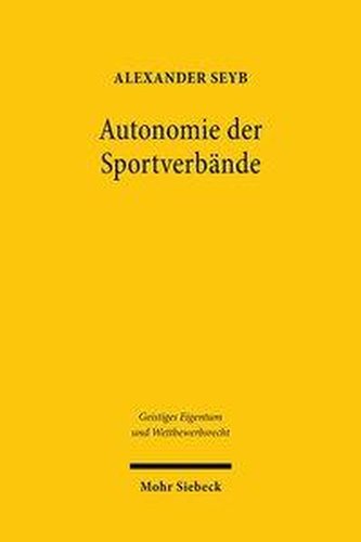 Autonomie der Sportverbände