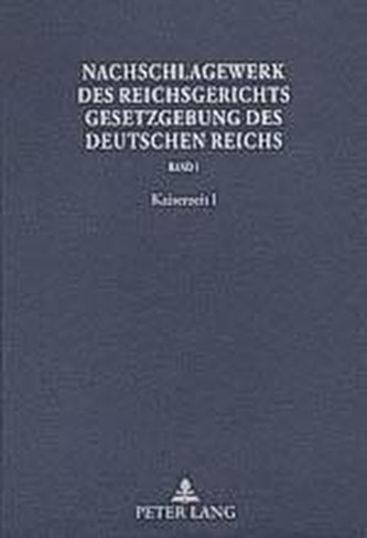 Nachschlagewerk des Reichsgerichts