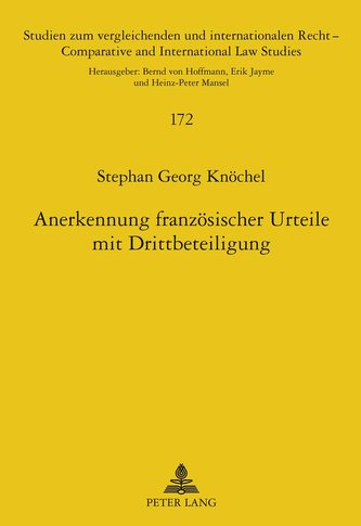 Anerkennung französischer Urteile mit Drittbeteiligung