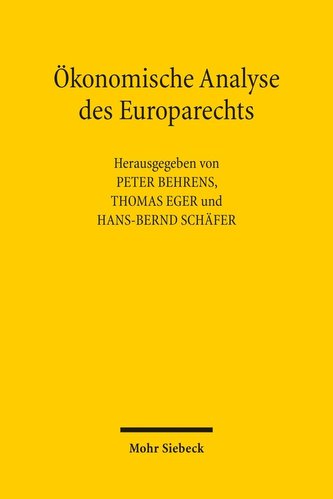 Ökonomische Analyse des Europarechts